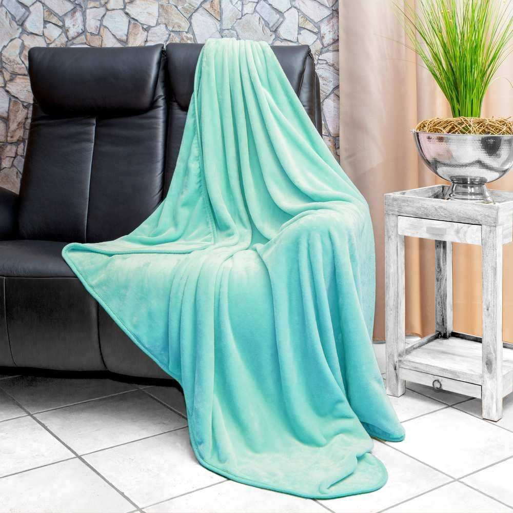 Rally Fashion Kuscheldecke Uni Cassy Mint 150x200 cm von Rally Fashion