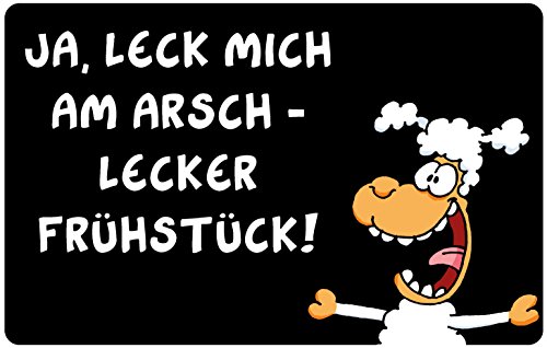 Ralph Ruthe Brettchen - Ja, leck Mich am Arsch - Lecker Frühstück! Thorsten Dörnbach Frühstücksbrettchen aus Resopal 23,5 x 14,5 cm Ralph Ruthe Brettchen - Ja, leck Mich am Arsch - Lecker Frühstück! Thorsten Dörnbach Frühstücksbrettchen aus Resopal 23,5 x 14,5 cm von Ralph Ruthe