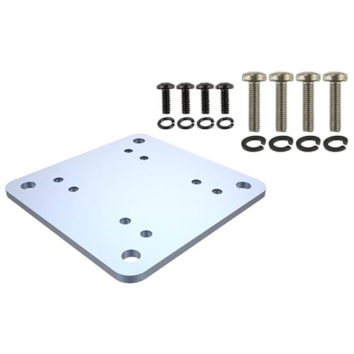 Ram Mounts 3 X 3 MOUNTING Plate W/ 60X60MM VESA Holes & Hardware, W126108884 (60X60MM VESA Holes & Hardware for Monitor MOUNTING RAM-202-225B-1U, 60 x 60 mm, Steel, Silver) von Ram Mounts