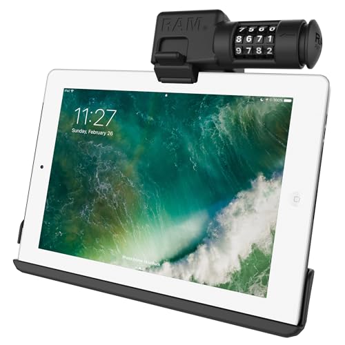 RAM MOUNTS UNPKD RAM Combo Locking Cradle for Apple IPAD AIR 1 &, W126108848 (Cradle for Apple IPAD AIR 1 & 2, IPAD 5TH & 6TH GEN and PRO 9.7) von RAM MOUNTS