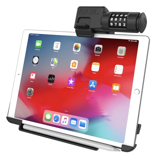 Ram Mounts UNPKD RAM Combo Locking Cradle for Apple IPAD PRO 11", W126109051 (Cradle for Apple IPAD PRO 11 RAM-HOL-AP23CLU, Tablet/UMPC, Active Holder, Black) von Ram Mounts