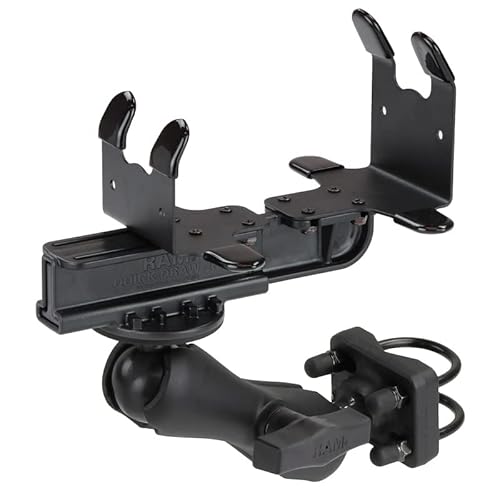 RAM MOUNTS VEHICLE PRINTER System for MOBILE PRINTERS with REAR, W126109017 (MOBILE PRINTERS with REAR FEED RAM-VPR-107-1, Portable printer, Passive holder, Black) von RAM MOUNTS
