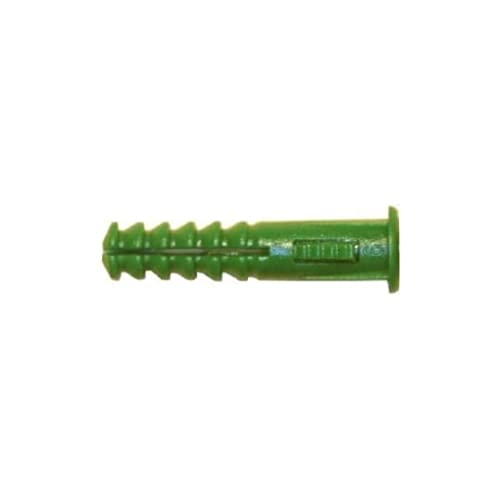 Dübel mit Kragen, 6 mm x 30 mm, Grün, 250 Stück von Ram