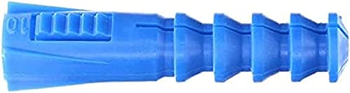 Dübel ohne Kragen, 10 mm x 48 mm, Blau, 500 Stück von Ram