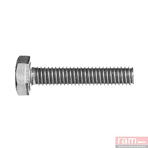 Metallschrauben, 8 mm x 60 mm, Grau, 25 Stück Metallschrauben, 8 mm x 60 mm, Grau, 25 Stück von RAM CHEVILLES ET FIXATIONS