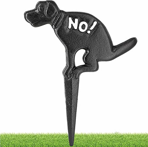 Ram-Pro Schild mit Pfahl, Gusseisen, Aufschrift "No Pooping Naughty Dog", schwarz, Hofschilder, perfekt für Rasen und Garten, halten Sie Ihren Hund von Gras, keine Hundekotschilder für den Hof Ram-Pro Schild mit Pfahl, Gusseisen, Aufschrift "No Pooping Naughty Dog", schwarz, Hofschilder, perfekt für Rasen und Garten, halten Sie Ihren Hund von Gras, keine Hundekotschilder für den Hof von RamPro