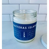 Hatteras Island Kerze | Soja-Kokos-Mischung Handgegossen Kleinserie von RamblingCaravan