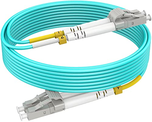 RamboCables LWL Patchkabel LC LC Multimode - 0,5m OM3 LC auf LC LWL Glasfaser-Kabel - Duplex LSZH - 10GBit/s 50/125µm 𝙍𝙖𝙢𝙗𝙤𝘾𝙖𝙗𝙡𝙚𝙨 von RamboCables