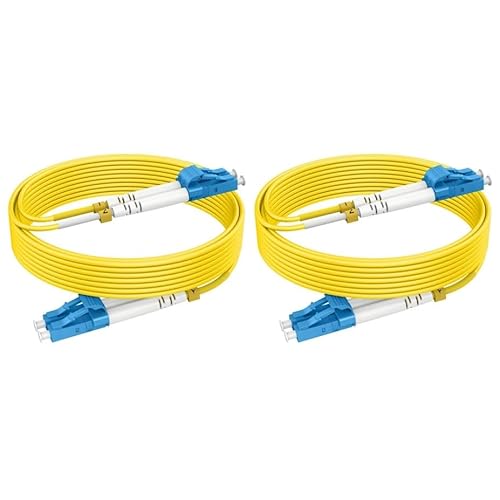 RamboCables 10M 2Pack OS2 LC auf LC LWL Patchkabel Singlemode, Glasfaser-Kabel Duplex, 10Gb 9/125µm, LSZH, Optionen 0,5 m~60 m RamboCables 10M 2Pack OS2 LC auf LC LWL Patchkabel Singlemode, Glasfaser-Kabel Duplex, 10Gb 9/125µm, LSZH, Optionen 0,5 m~60 m von RamboCables