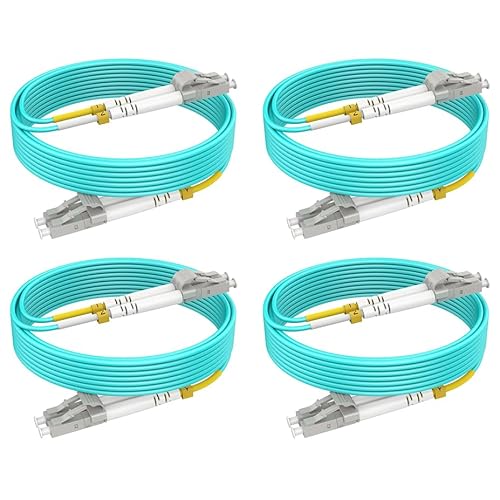 RamboCables 5M 4Pack LWL Patchkabel LC auf LC Multimode OM4, Glasfaser-Kabel Duplex, 10Gb/40Gb/100Gb 50/125µm, LSZH, Optionen 0,2 m~20 m RamboCables 5M 4Pack LWL Patchkabel LC auf LC Multimode OM4, Glasfaser-Kabel Duplex, 10Gb/40Gb/100Gb 50/125µm, LSZH, Optionen 0,2 m~20 m von RamboCables