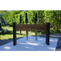 Wenge Messerhalter - Eichenmesserblock Handgefertigter Messeraufbewahrung Besteckblock Wenge Messerhalter - Eichenmesserblock Handgefertigter Messeraufbewahrung Besteckblock von RamellJoinery