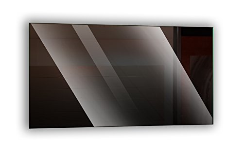 Ramix Beleuchteter Spiegel, Wandspiegel, Spiegel im Badezimmer - rundherum beleuchtet, Design LED Spiegel für Badezimmer, Farbe: Weiß - Kaltweiß, Größe: Breite 80 cm x Höhe 60 cm von Ramix