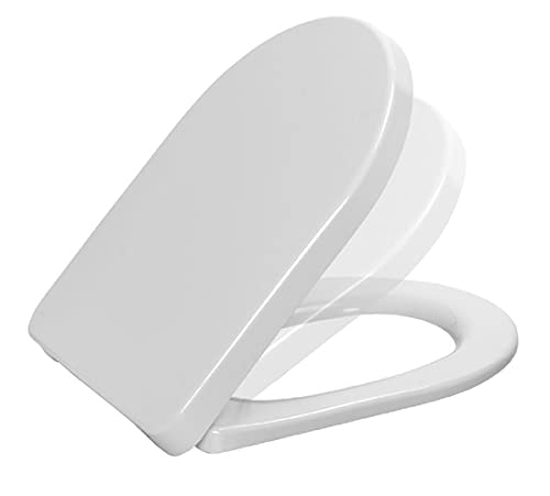 Ramm Toilettensitz mit Absenkautomatik Soft Close | WC Sitz aus antibakteriellem Duroplast mit Quick-Release-Funktion | Made in EU | kompatibel mit Opoczno Urban Harmony | inkl Befestigungsmaterial Ramm Toilettensitz mit Absenkautomatik Soft Close | WC Sitz aus antibakteriellem Duroplast mit Quick-Release-Funktion | Made in EU | kompatibel mit Opoczno Urban Harmony | inkl Befestigungsmaterial von Ramm