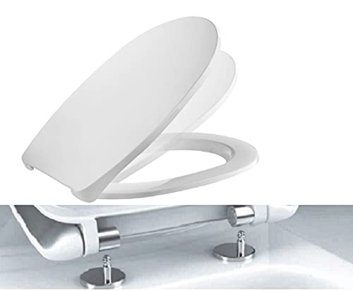 Ramm Toilettensitz mit Absenkautomatik Soft Close | WC Sitz aus antibakteriellem Duroplast mit Quick-Release-Funktion | Made in EU |kompatibel mit Roca Mitos | inklusive Befestigungsmaterial Ramm Toilettensitz mit Absenkautomatik Soft Close | WC Sitz aus antibakteriellem Duroplast mit Quick-Release-Funktion | Made in EU |kompatibel mit Roca Mitos | inklusive Befestigungsmaterial von Ramm