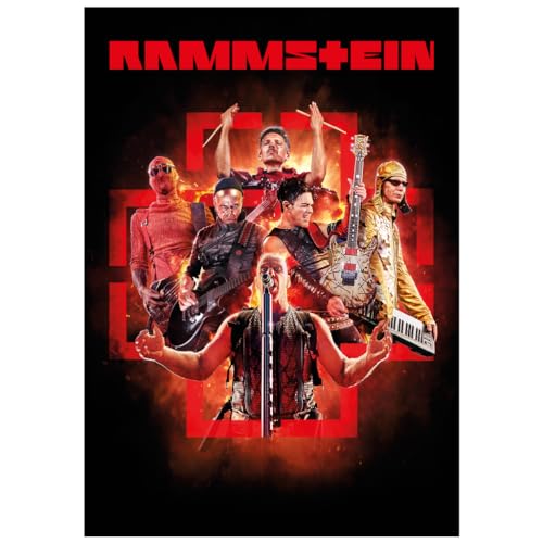 Rammstein Poster Collage mehrfarbig, Offizielles Band Merchandise Fan Plakat von Rammstein