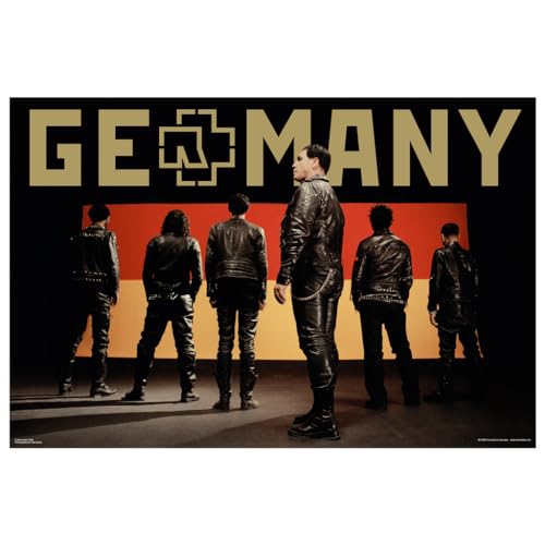 Rammstein Poster GERMANY mehrfarbig, Offizielles Band Merchandise Fan Plakat von Rammstein