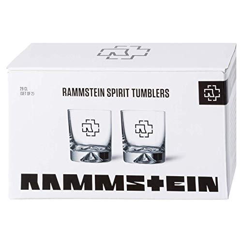 Rammstein Tumbler ”Logo” 2er Box 0,29l Glas, Offizielles Band Merchandise Rammstein Tumbler ”Logo” 2er Box 0,29l Glas, Offizielles Band Merchandise von Rammstein