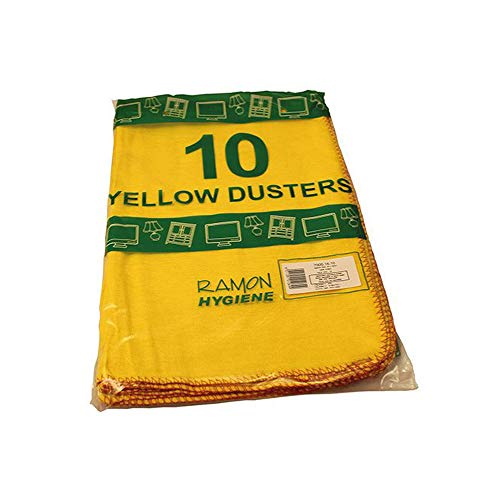 Ramon Hygiene 700S.16.10 Staubwedel, Standard, 50 x 40 cm, gelb, 10 Stück von Ramon Hygiene