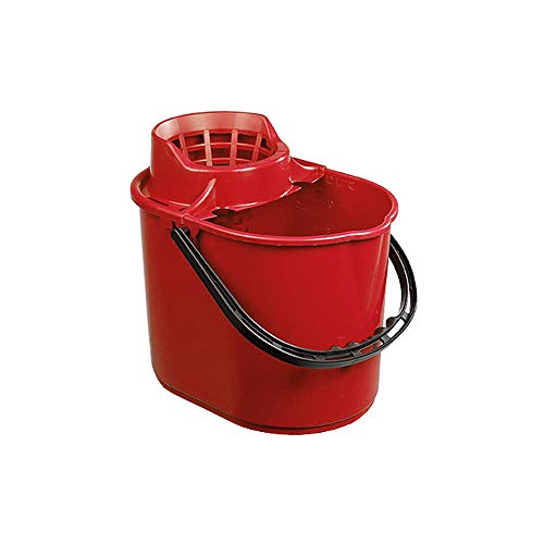 Ramon Hygiene Deluxe-Moppeimer mit Auswringer, Rot, 12 l von Ramon Hygiene