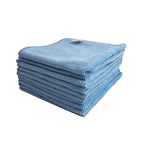 Ramon Hygiene Mikrofasertücher 40 x 40 cm, Blau, 10 Stück von Ramon Hygiene