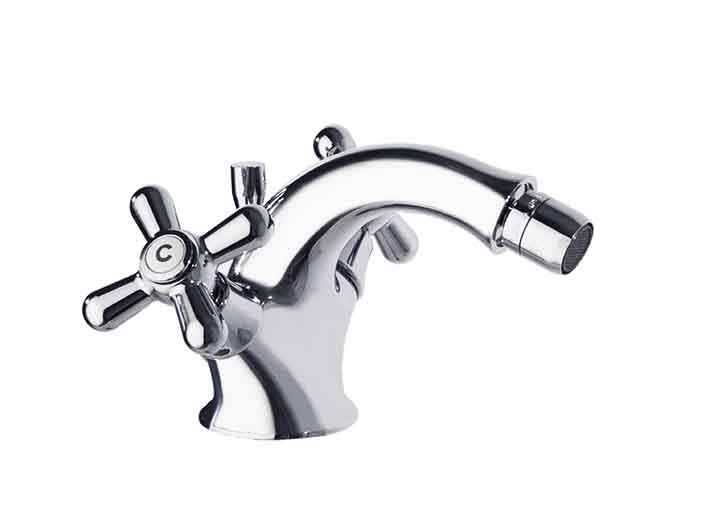 Ramon Soler Gaudi II Bidet-Einlochbatterie mit Keramikoberteil chrom 3103CVA von Ramon Soler