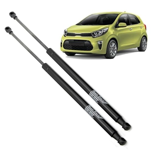 Ramor Strutz 2x Gasfeder Dämpfer Heckklappe Kompatibel mit Kia Picanto Mk3 (JA) 2017-2025. Gasdruckfeder Heckklappendämpfer Ersatz für 81770G6010 und Andere. von Ramor Strutz