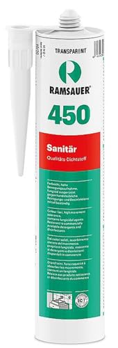 Ramsauer 450 Sanitär 1K Silikon Dichtstoff 310ml Kartusche (Pergamon) von Ramsauer