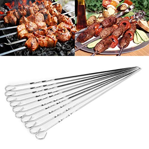 RanDal 10Pcs Stainless Steel Bbq Grill Tools Set Outdoor Barbecue Grilling Accessories Kit von RanDal