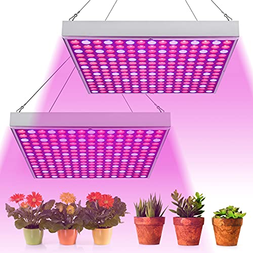 Randaco LED Pflanzenlampe 2x15W, Vollspektrum 225 Rot & Blau LEDs Grow Light, Pflanzenlicht für Gemüse und Blumen von Randaco