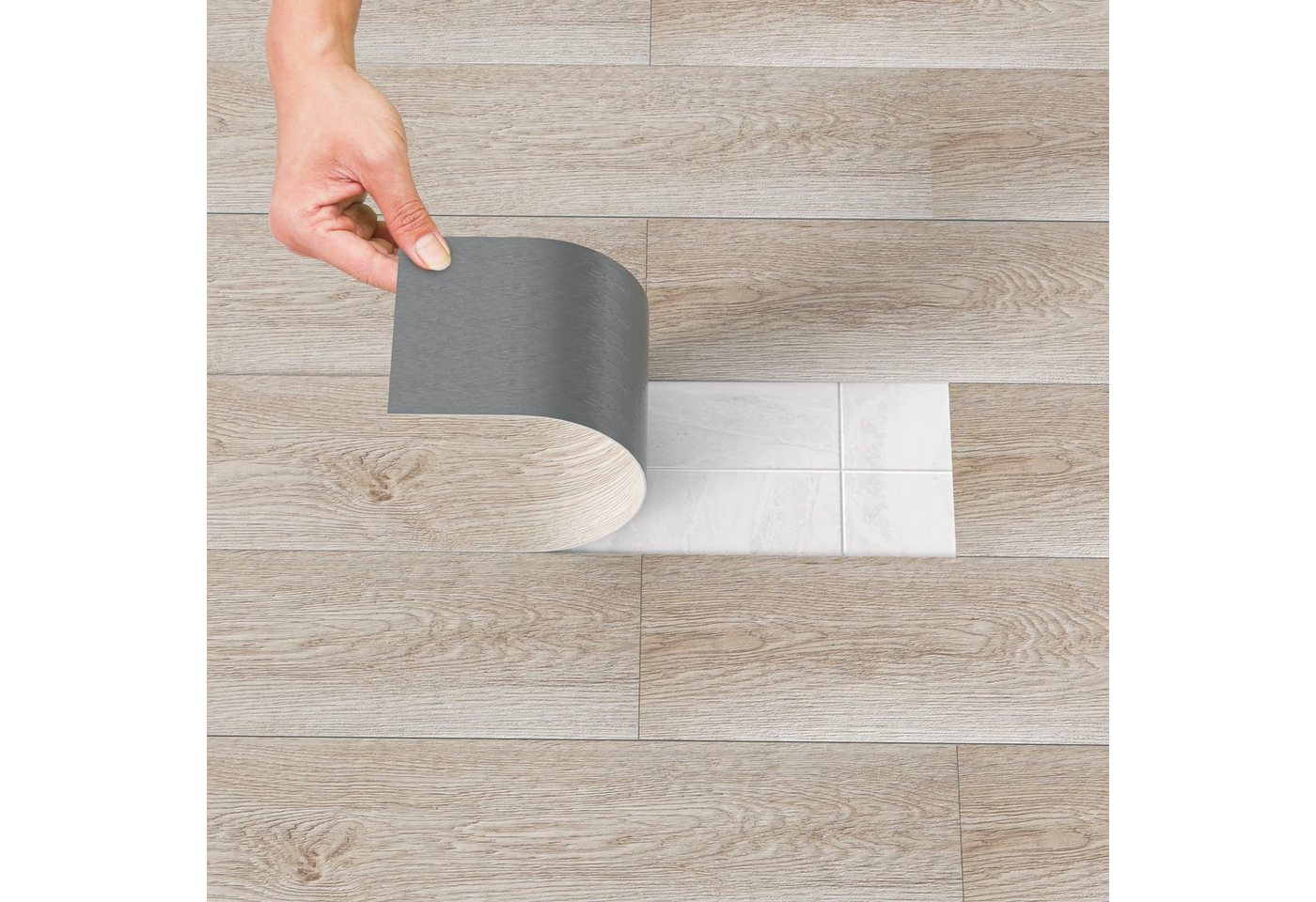 Randaco Vinylboden PVC Planke «ca.1 m² - 10 m²,selbstklebend,Oak, selbstklebend von Randaco