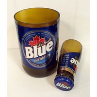 Labatt Blue Bierflasche Schnapsglas Chaser Set. Vatertagsgeschenk. Männer Geburtstagsgeschenk von RandomCraftsBySundee