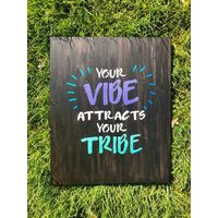 Rustikales Holzschild Motivation Home Decor von RandomCraftsBySundee