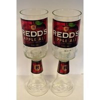 Weingläser Bierflasche Redds Apple Ale, Geburtstagsgeschenke, Paare Geschenke von RandomCraftsBySundee