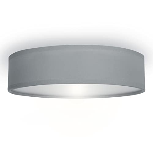 Smartwares Deckenleuchte – Textilschirm – 40 cm Ø – 3x E14 – Max. 40 W – Für LED geeignet – Grau – 10.004.70 Smartwares Deckenleuchte – Textilschirm – 40 cm Ø – 3x E14 – Max. 40 W – Für LED geeignet – Grau – 10.004.70 von Smartwares