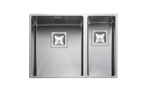 Rangemaster KUBE3416R/ Kube 560440 1.5B RHD S/S Spüle, Edelstahl von Rangemaster