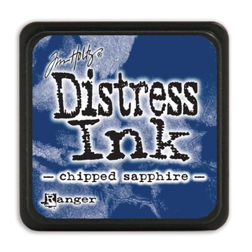 Tim Holtz Distress Mini Ink Pads-Chipped Sapphire von Tim Holtz
