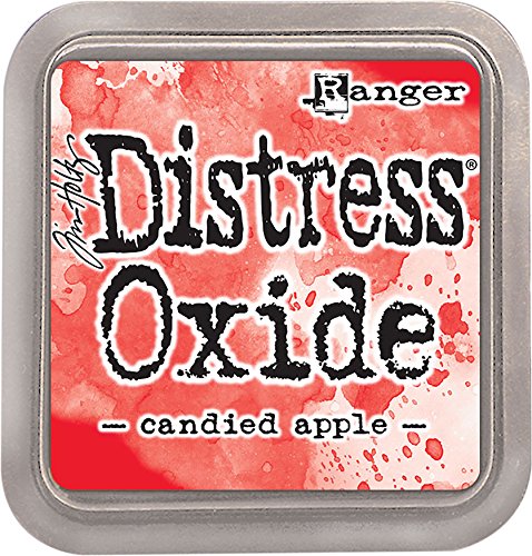 Ranger Candied Apple Not-Oxid Tinte Pad, Kunststoff, rot, 7,5 x 7,5 x 1,9 cm von Ranger
