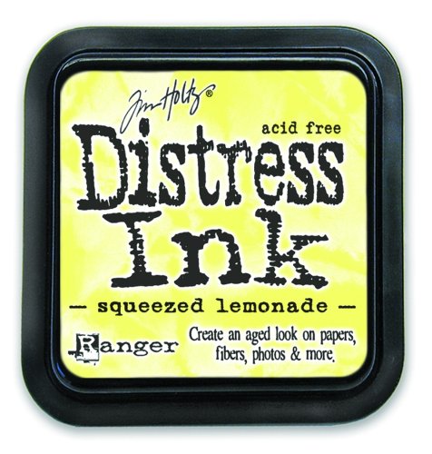Ranger DIS-34940 Tim Holtz Distress Ink Pad, Kunststoff, Squeezed Lemonade, 7.5 x 7.5 x 45 cm von Ranger