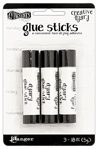 RANGER Dylusions Creative Diary Mini-Sticks, Kleber, Mehrfarbig, 13.97 x 8.89 x 1.78 cm von Ranger