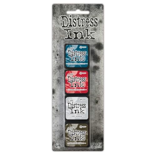 Ranger Ink - Tim Holtz – Distress Ink Pads – Mini-Tinten-Set – 18 TDPK82002 Januar 2024 Release mit verbranntem Holz von Ranger