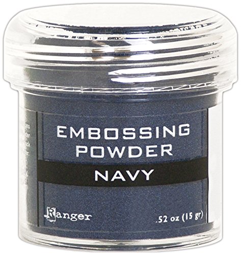 Ranger Marineblau Metallic Embossing Powder, Synthetisches Matrial, blau, 4.4 x 4.4 x 4.4 cm von Ranger