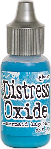 Ranger Mermaid Lagoon Distress Oxide Reinker-Set, Synthetisches Matrial, blau, 2.5 x 2.5 x 7.2 cm Ranger Mermaid Lagoon Distress Oxide Reinker-Set, Synthetisches Matrial, blau, 2.5 x 2.5 x 7.2 cm von Ranger