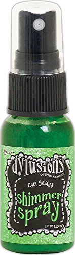 Ranger dya3124 Dylusions Shimmer Spray Cut Grass, Kunststoff, grün, 9,8 x 2,9 cm, synthetisches Matrial, 9.8 x 2.9 x 2.9 cm von Ranger