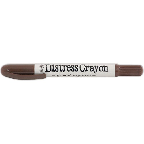 Tim Holtz Distress Crayons-Ground Espresso von Ranger