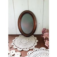 Antiker Ovaler Holzrahmen | Vintage Bilderrahmen 10 X 15 cm Buco Made in Austria von RanitasArtVintage