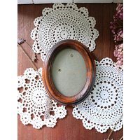 Antiker Ovaler Holzrahmen | Vintage Bilderrahmen 9x12 cm Buco Made in Austria von RanitasArtVintage