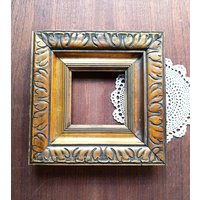 Breiter Rahmen Aus Holz Mit Muster Vintage von RanitasArtVintage