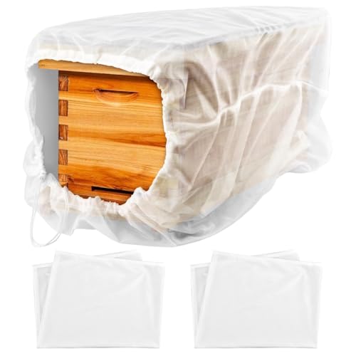 2 Stück Bienen-Mesh-Transporttasche, atmungsaktive Bienenstock-Nuc-Box, Paketnetz mit Kordelzug, atmungsaktiv für Imkerei, Starter-Transport, Be e Box 2 Stück Bienen-Mesh-Transporttasche, atmungsaktive Bienenstock-Nuc-Box, Paketnetz mit Kordelzug, atmungsaktiv für Imkerei, Starter-Transport, Be e Box von Ranjaner