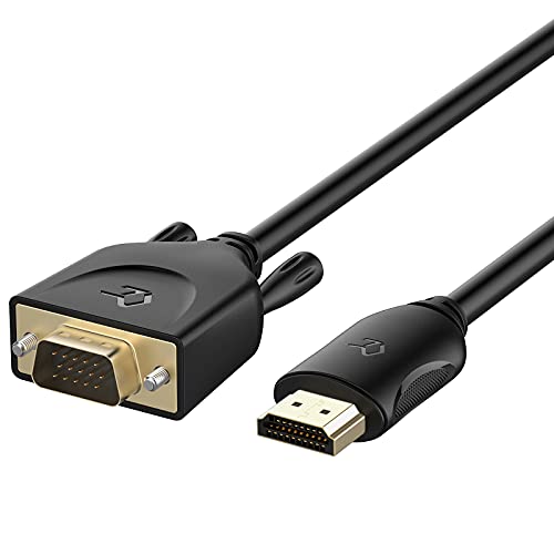 Rankie HDMI auf VGA Kabel (Stecker zu Stecker) Kompatibel mit Computer, Desktop, Laptop, PC, Monitor, Projektor, HDTV und mehr, 3m von Rankie