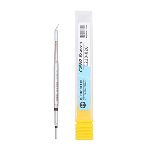 JBC210 Lötkolbenspitze, 0-300 °C Regulierung Lötkolbenspitze Stift Ersatz Anti-Oxidation Lötspitze C210 T26D, Für Line Repair, Spielzeugreparatur, Branding (C210-002 Curved Tip) von Rankomu